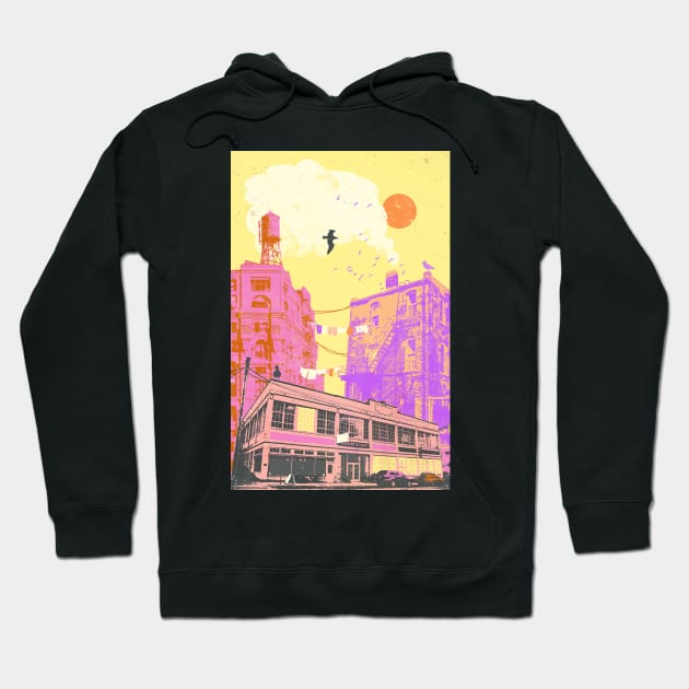 VINTAGE BUILDINGS Hoodie by Showdeer